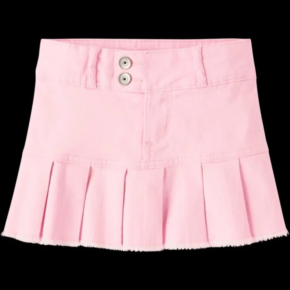 The Children’s Place Pink Pleated Twill Kids Skort